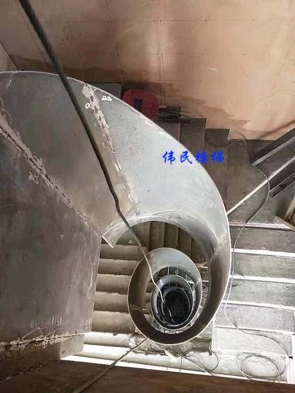 杭州旋轉鋼架樓梯 