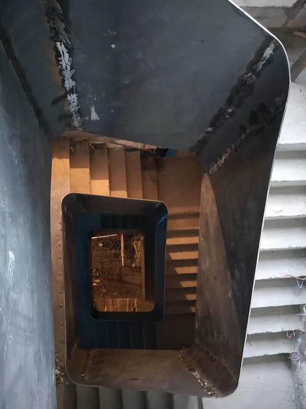 旋轉鋼架樓梯在下沙